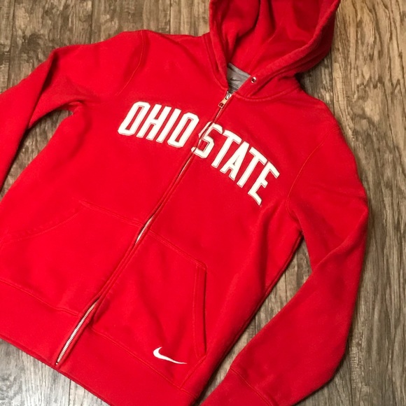 Nike Other - Ohio State Buckeyes Nike Full Zip Hoodie Jacket M